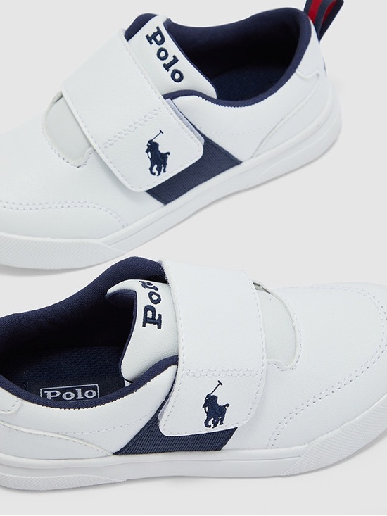 Polo Ralph Lauren Other - Polo by Ralph Lauren White and Navy Kids Sneakers
